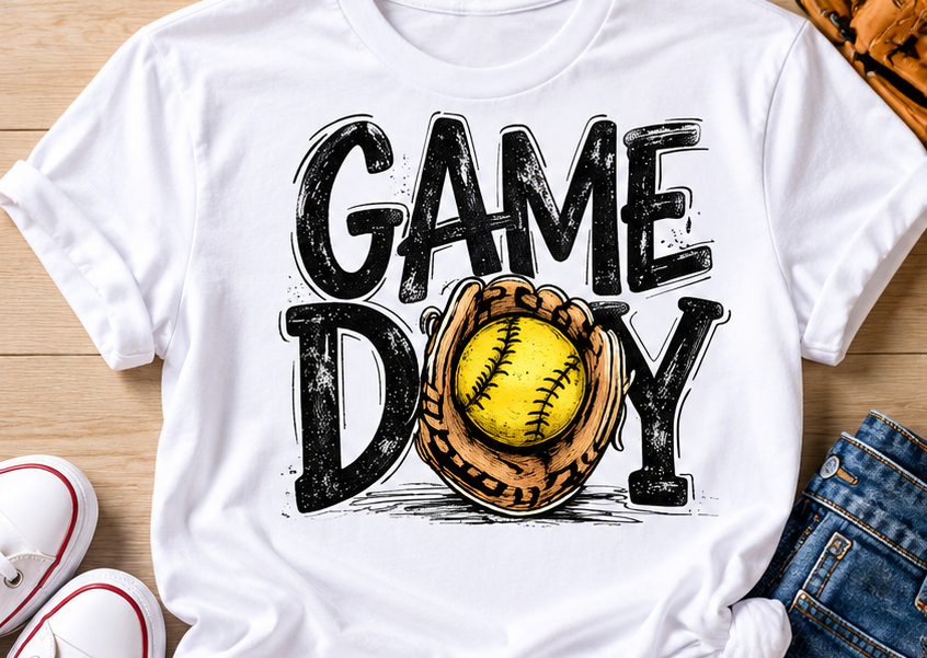 Softball Game Day T-Shirt