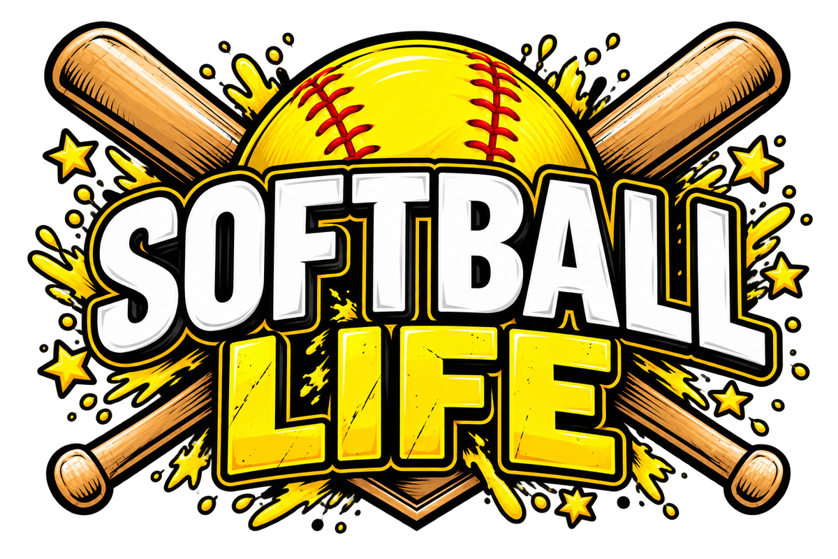 Softball Life – Crossed Bats