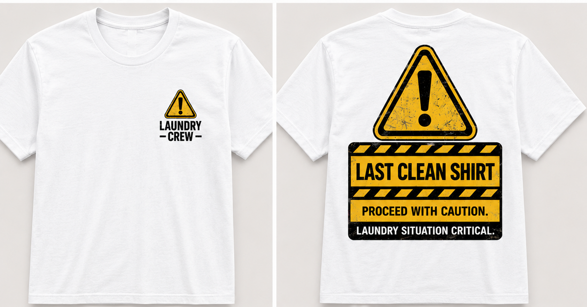 Last Clean Shirt – Laundry Crew T-shirt