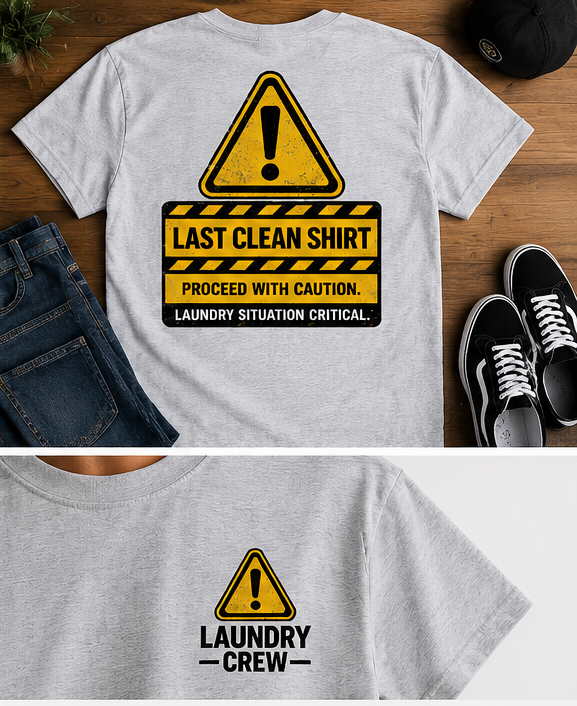 Last Clean Shirt – Laundry Crew T-shirt