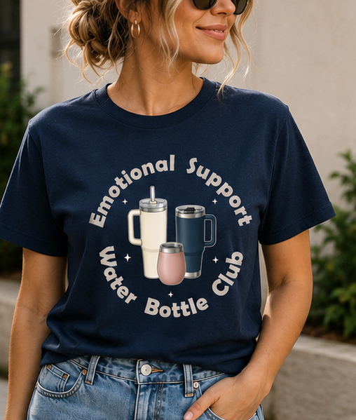 Emotional Support Water Bottle Club Tee