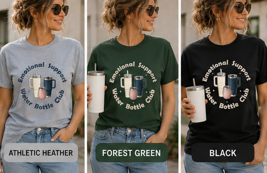 Emotional Support Water Bottle Club Tee