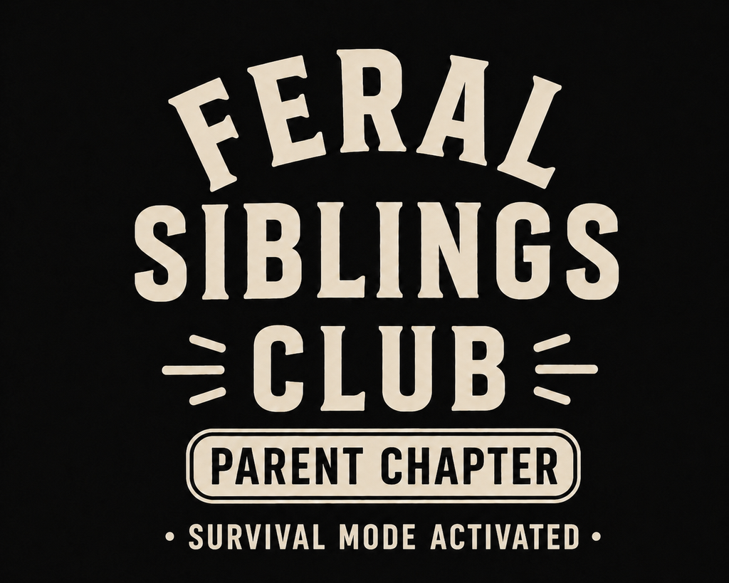 Feral Siblings Club – Parent Chapter | Survival Mode Activated T-Shirt