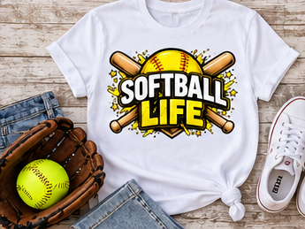 Softball Life – Crossed Bats