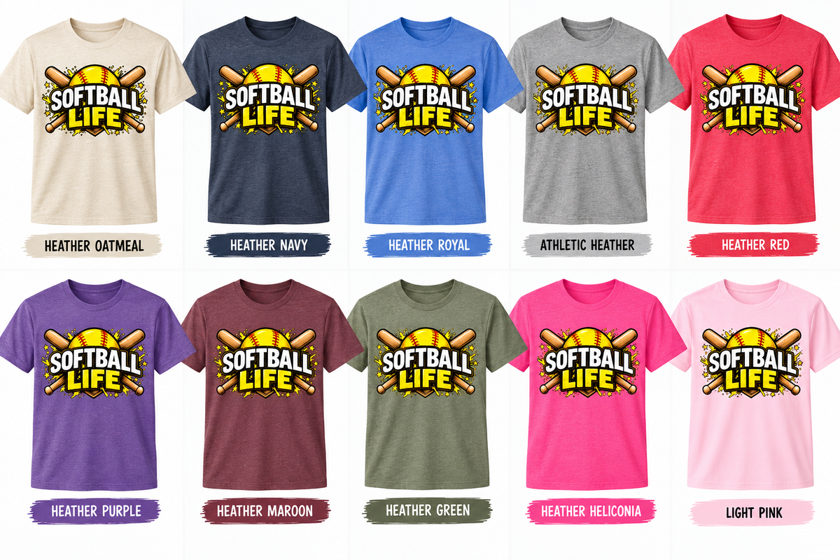 Softball Life – Crossed Bats