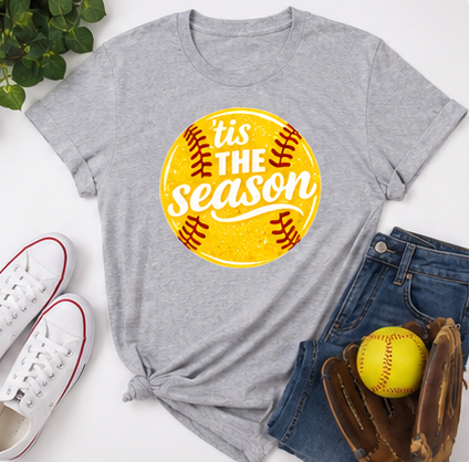 'Tis the Season Softball Graphic T-Shirt