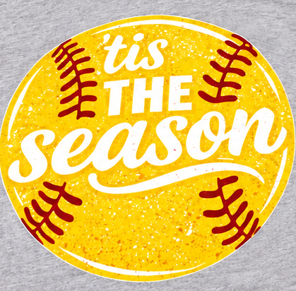 'Tis the Season Softball Graphic T-Shirt