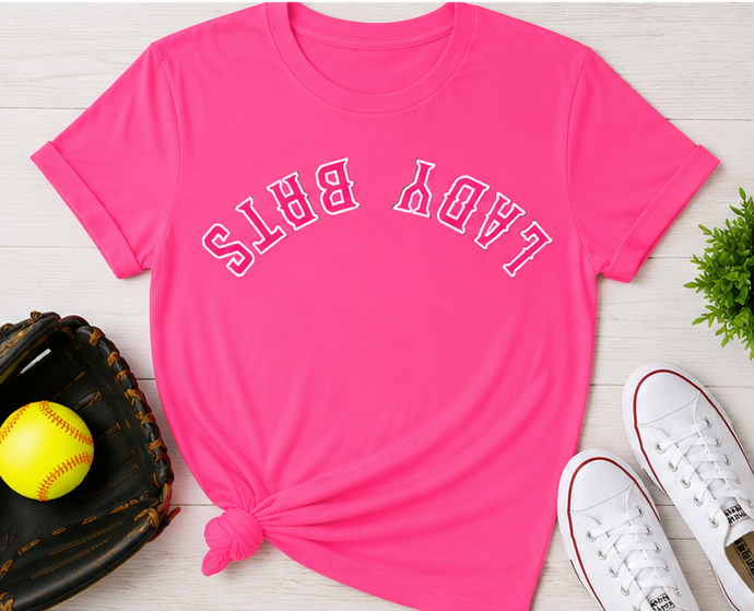 Lady Bats Upside Down Shirt - Cotton Collection